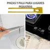 4 Cepillos Limpieza de Carro Hogar - Morado
