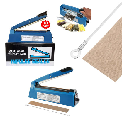Sellador 20 cm eléctrico Máquina Manual de sellado térmico a presión