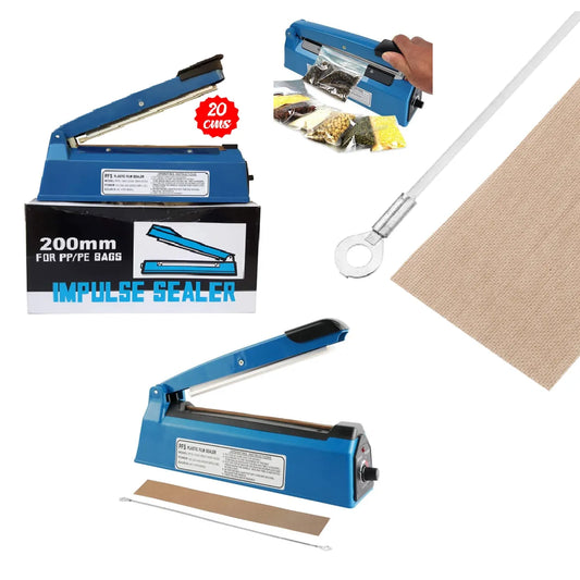 Sellador 20 cm eléctrico Máquina Manual de sellado térmico a presión
