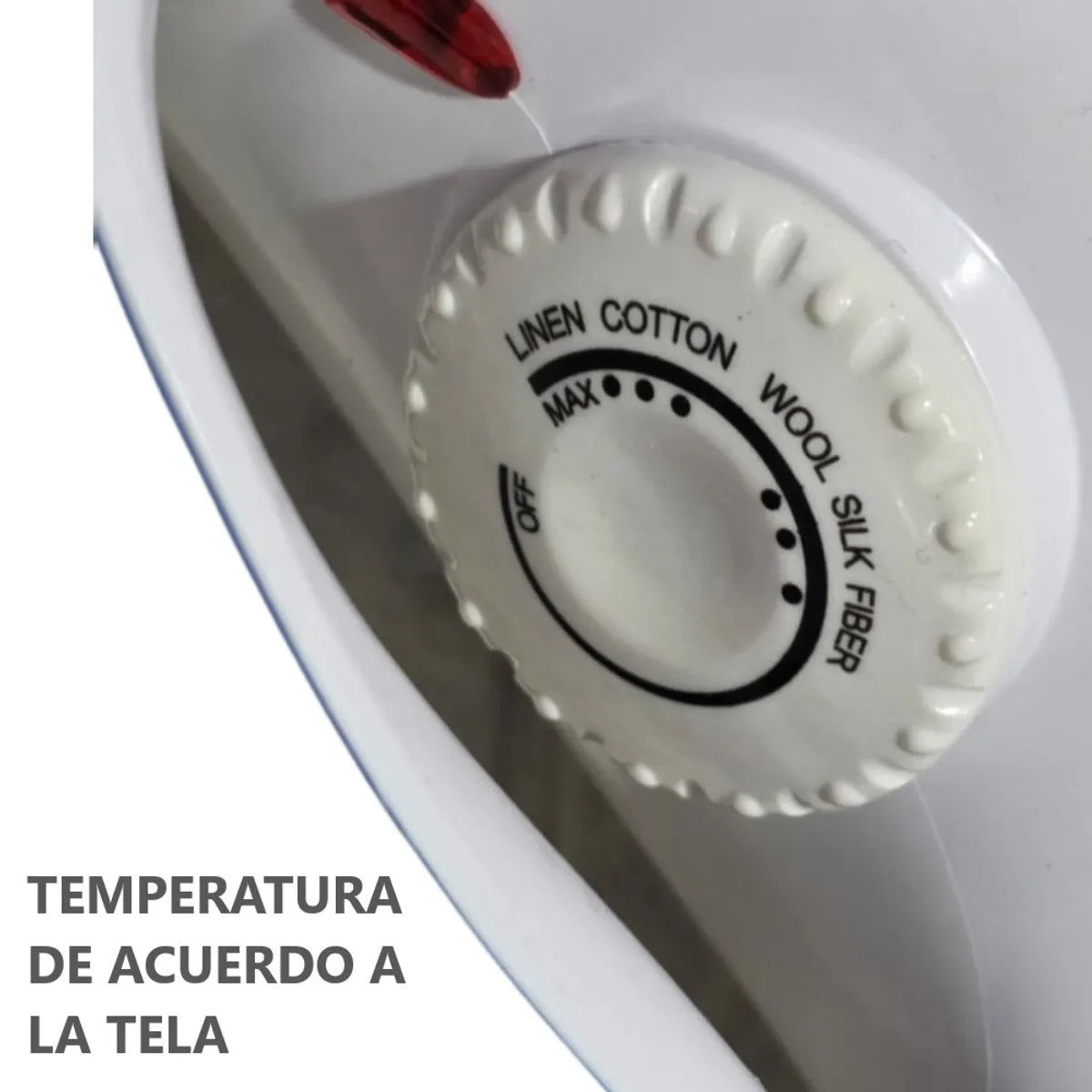 Plancha De Ropa Eléctrica Con Base Antiadherente 1000w