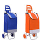 Pack x2 Carretas coches de mercado para transporte hasta 40kg