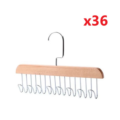 Pack x36 ganchos para ropa perchas colgadores organizadores