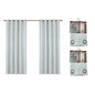 Pack x2 cortinas de 140x240cm con 8 ojales - VERDE29