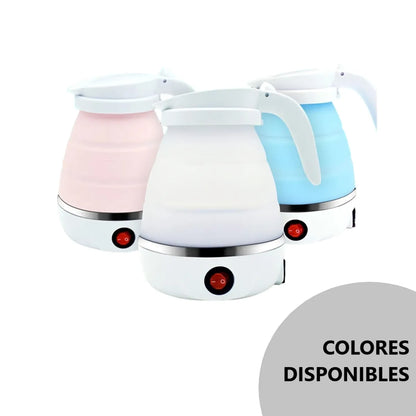 Hervidor De Agua Eléctrico Plegable De Silicona 600ml