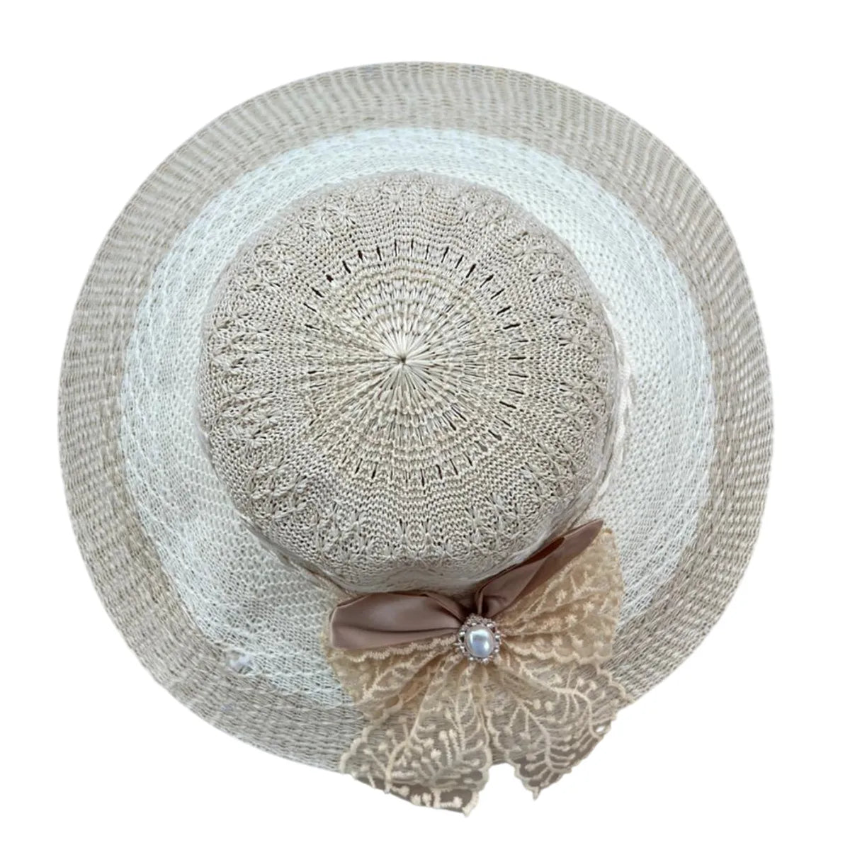 Sombrero con listón elegante
