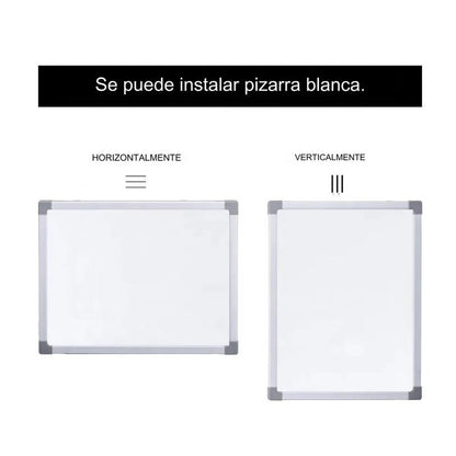 Kit 2 Pizarra blanca doble cara M - 40x30