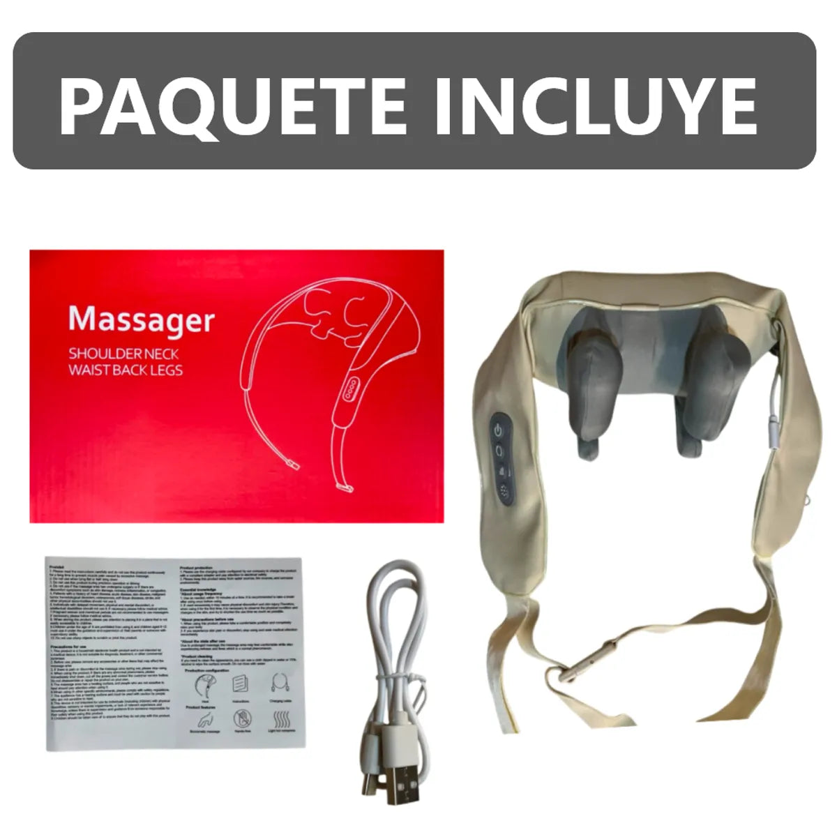 Masajeador Cervical de Cuello Alivio y Relajación en Cualquier Momento
