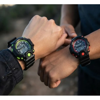 Pack x2 relojes pulsera con luz cronómetro y fecha - 1C