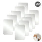 Pack x10 Espejos Adhesivo Rectangular Decorativo Sticker - 30cm x 20cm
