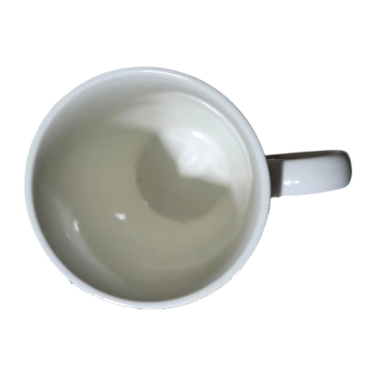 Set x6 Tazas de Loza Blanca