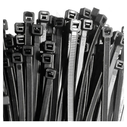 Pack x200 Precintos de Seguridad 300mm x 5mm - Negro