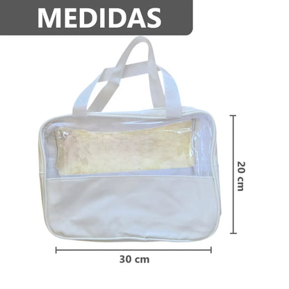 Kit 3 en 1 Bolsas de Maquillaje estuche neceser - 30x20x12 cm