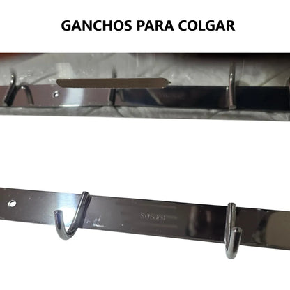 Repisas De Aluminio Grande 59cm - SUS 304