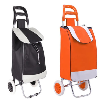 Pack x2 Carretas coches de mercado para transporte hasta 40kg