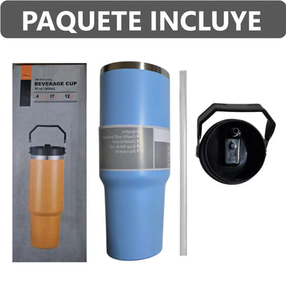 Botella Termo de 900 ml Acero Inoxidable 316 con tapa sorbete