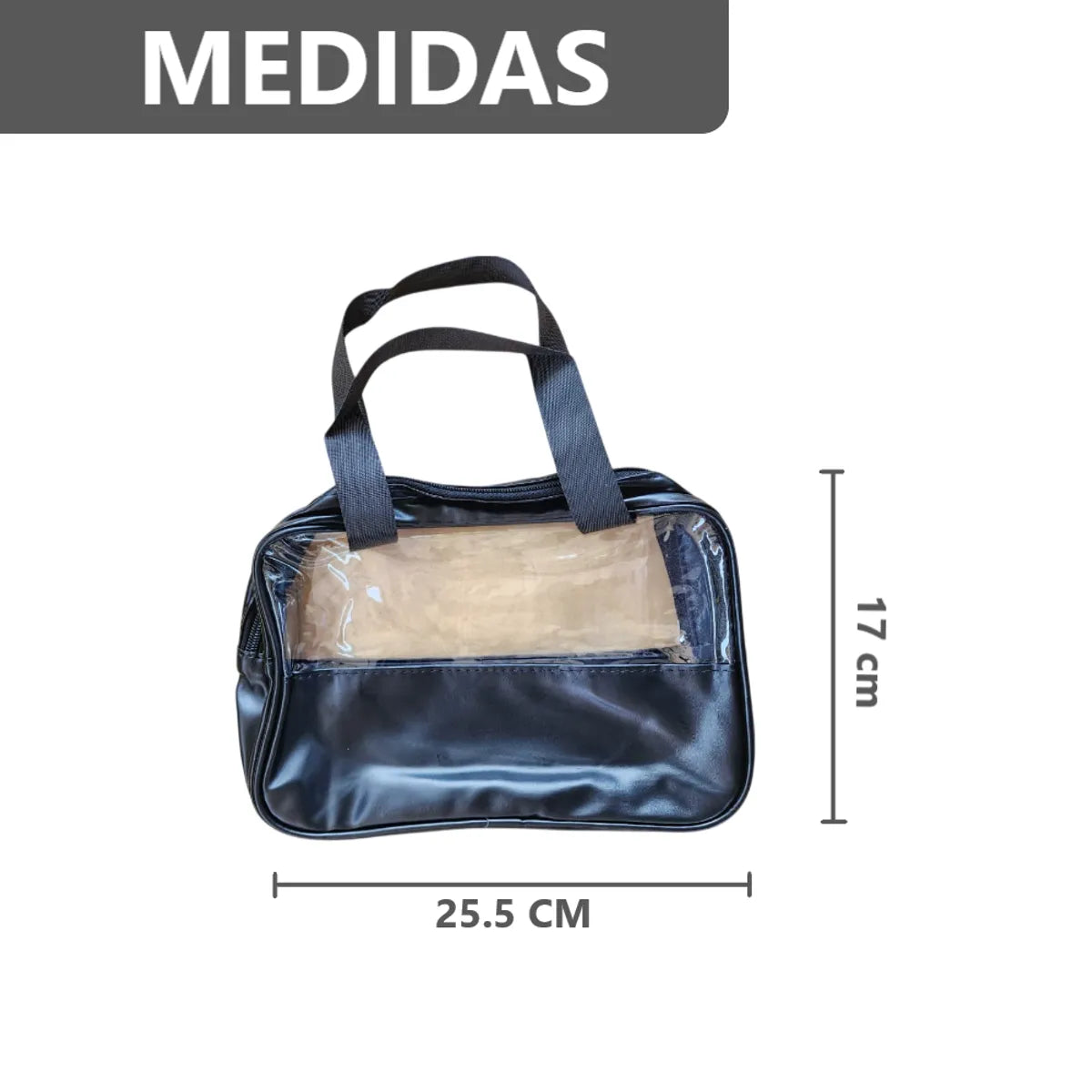 Kit 3 en 1 Bolsas de Maquillaje estuche neceser - 30x20x12 cm