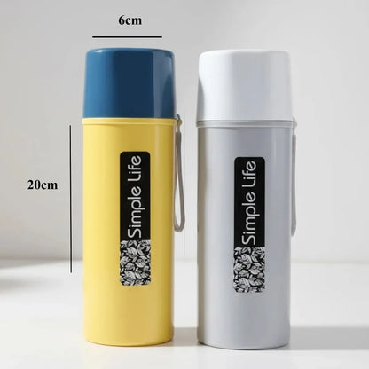 Pack x2 estuches porta cepillo porta cubiertos 20x6cm