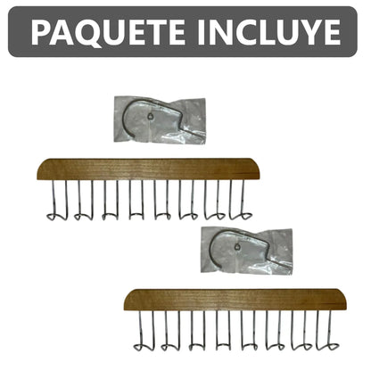 Pack x2 ganchos para ropa perchas colgadores organizadores
