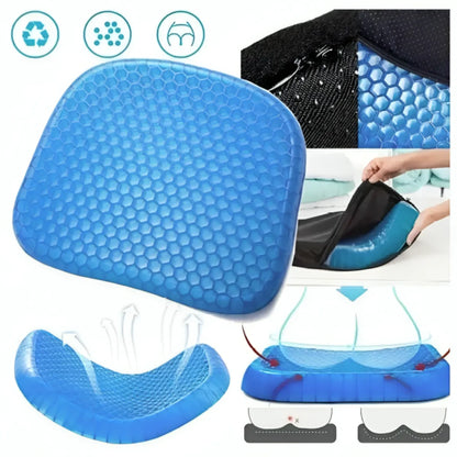 Asiento Cojin Gel Ortopédico Transpirable con funda
