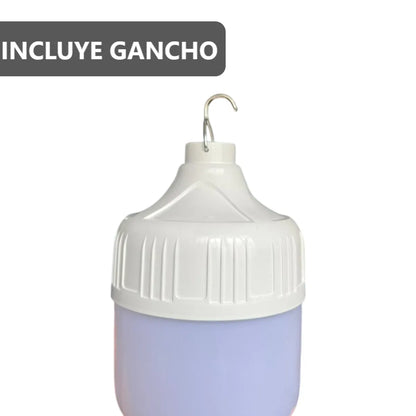 Pack x3 Focos Portátil 2 horas Recargable Luz Blanca