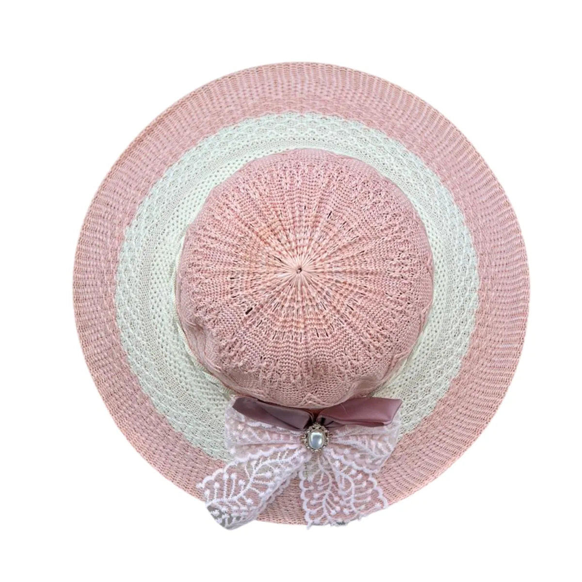 Sombrero con listón elegante