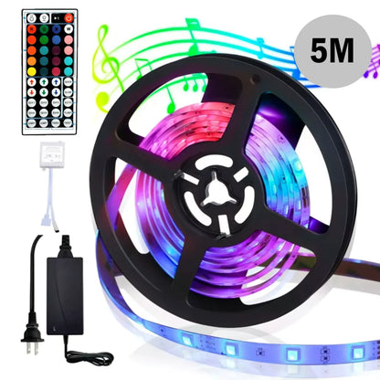 Tira Luz Led 5M Rgb 5050 A Control Remoto