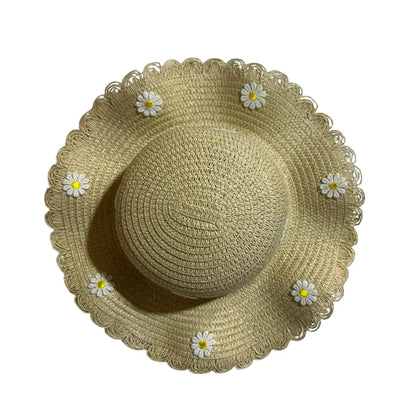 Sombrero para el sol de ala ancha para niñas