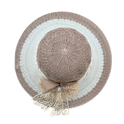 Sombrero con listón elegante