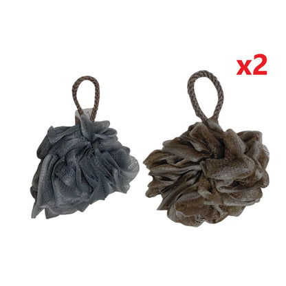 2 ESPONJAs PARA BAÑO GRUESO - COLORES ALEATORIOS