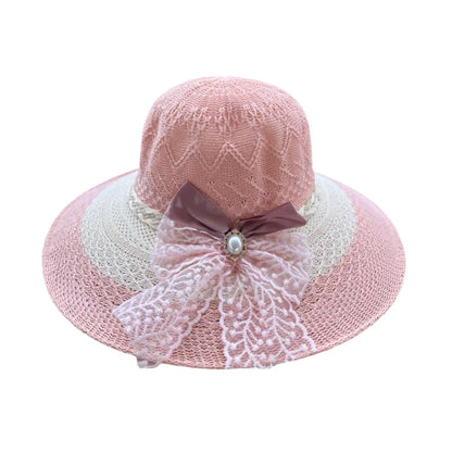 Sombrero con listón elegante