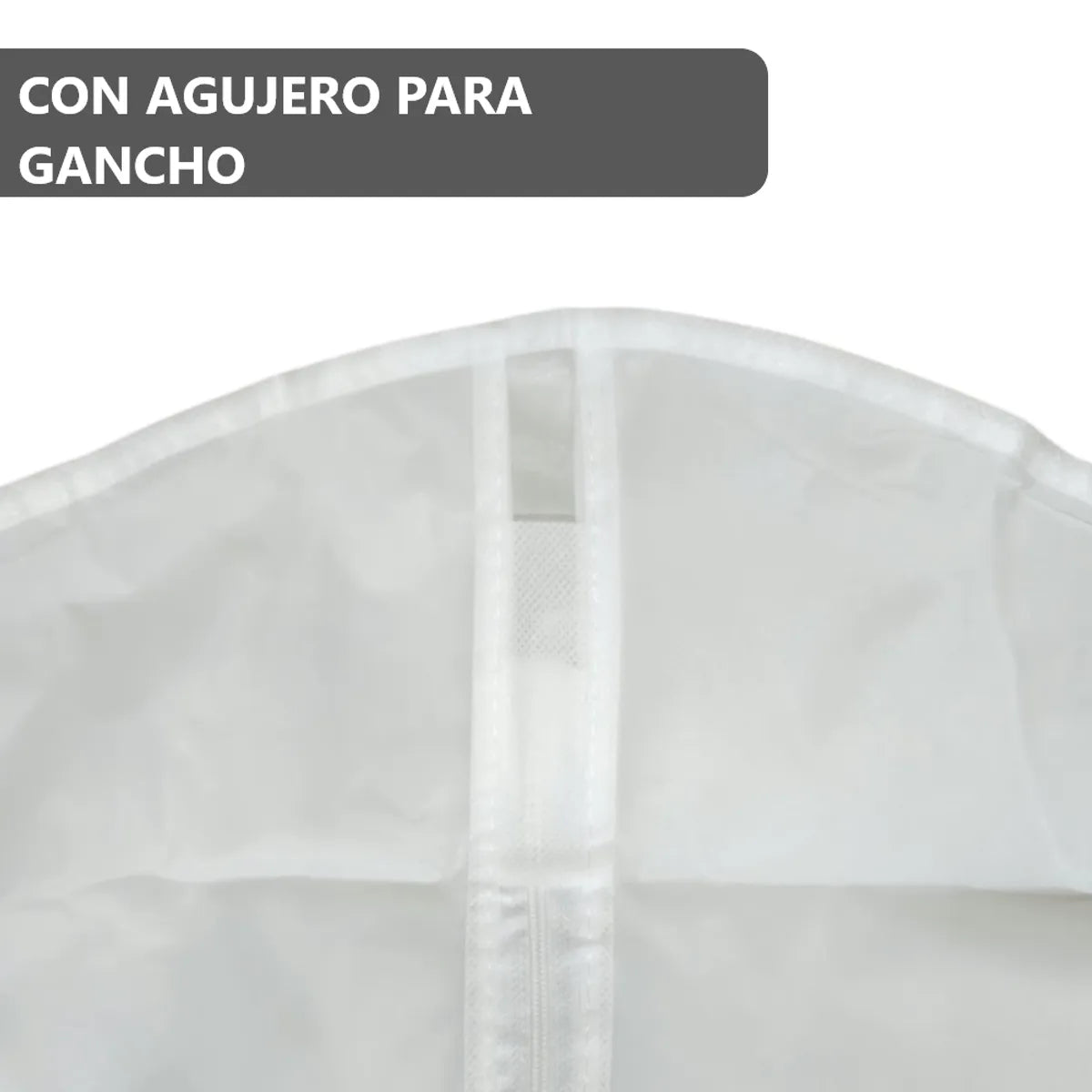 Pack x5 Protectores Fundas de Camisas Semi transparentes para Clóset Anti Polvo- 60x100 cm