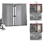 Pack x2 cortinas de 140x240cm con 8 ojales - Plateado 34