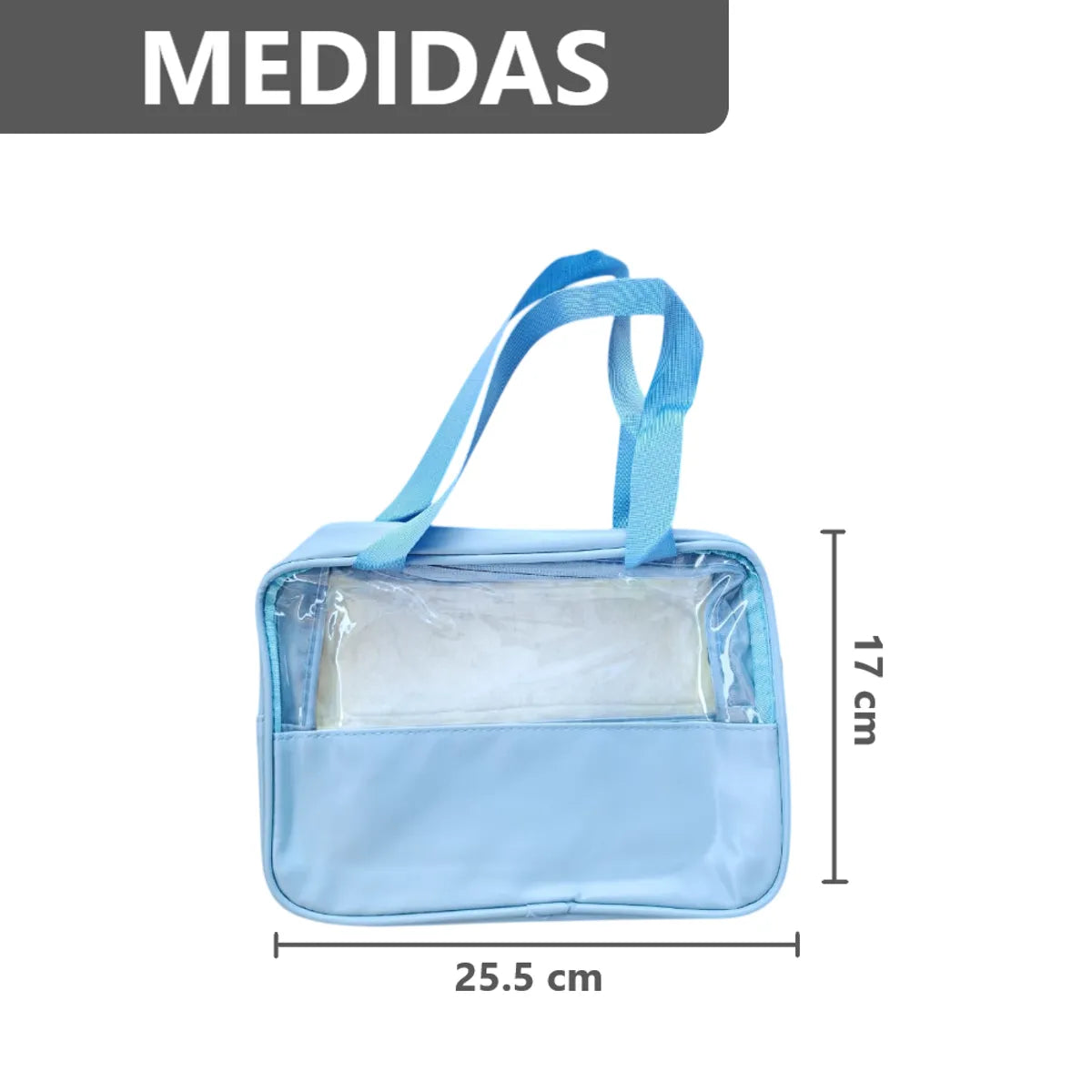 Kit 3 en 1 Bolsas de Maquillaje estuche neceser - 30x20x12 cm