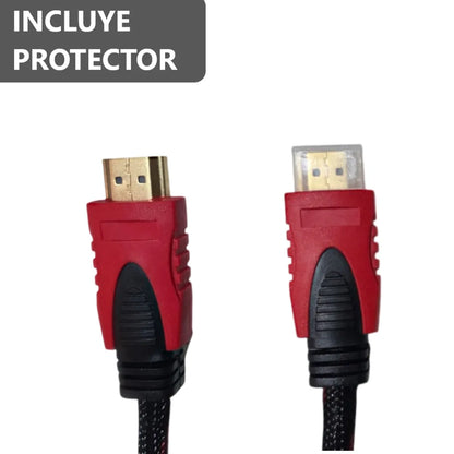 Cable HDMI Alta Velocidad de 5 Metros Trenzado | Full HD 1080P para TV, PC y Consolas