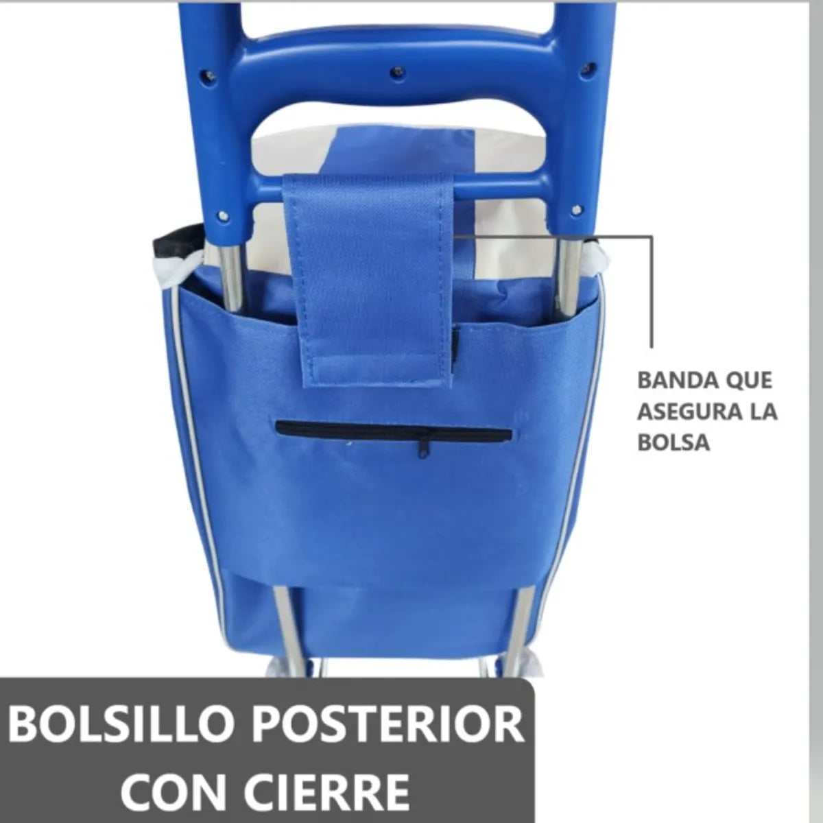 Pack x2 Carretas coches de mercado para transporte hasta 40kg