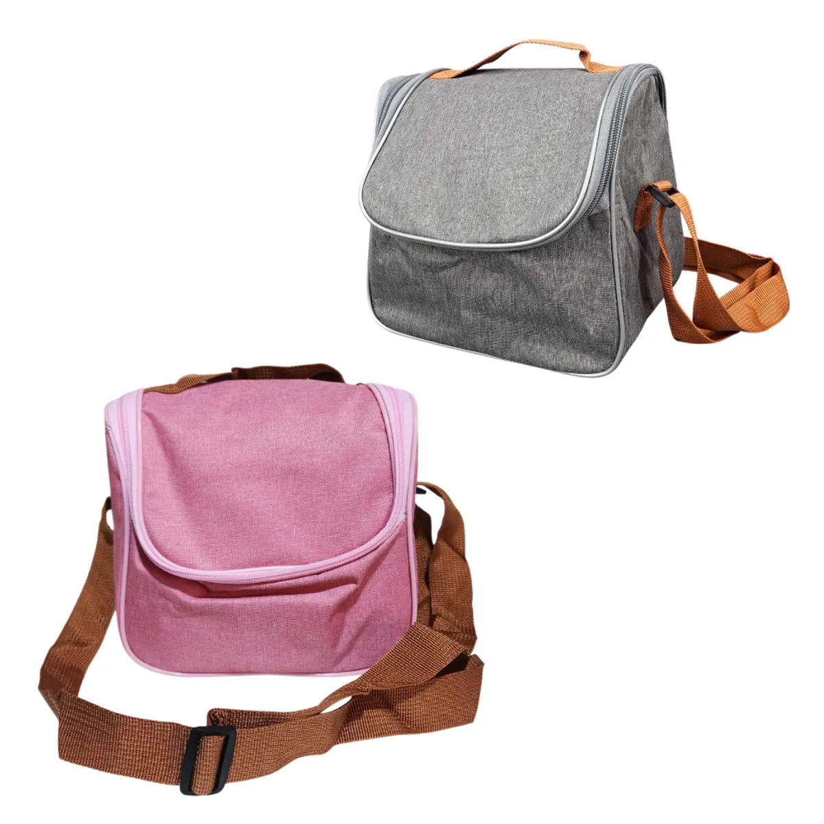 Kit x2 Loncheras Bolsos Para alimentos con interior térmico