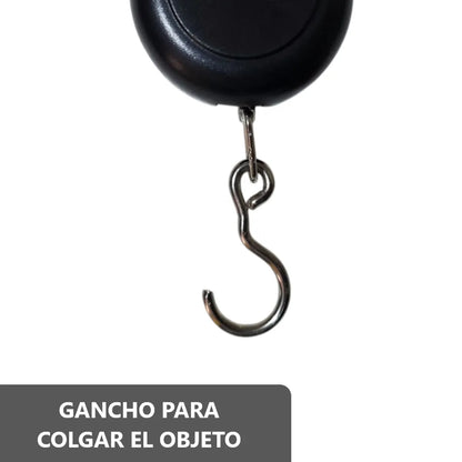Balanza Báscula de Mano Maletas con pantalla Digital hasta 50 kg