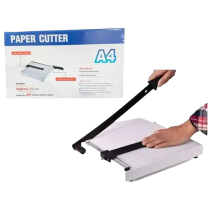 Guillotina Cortador de papel metálica A4 - 12 hojas