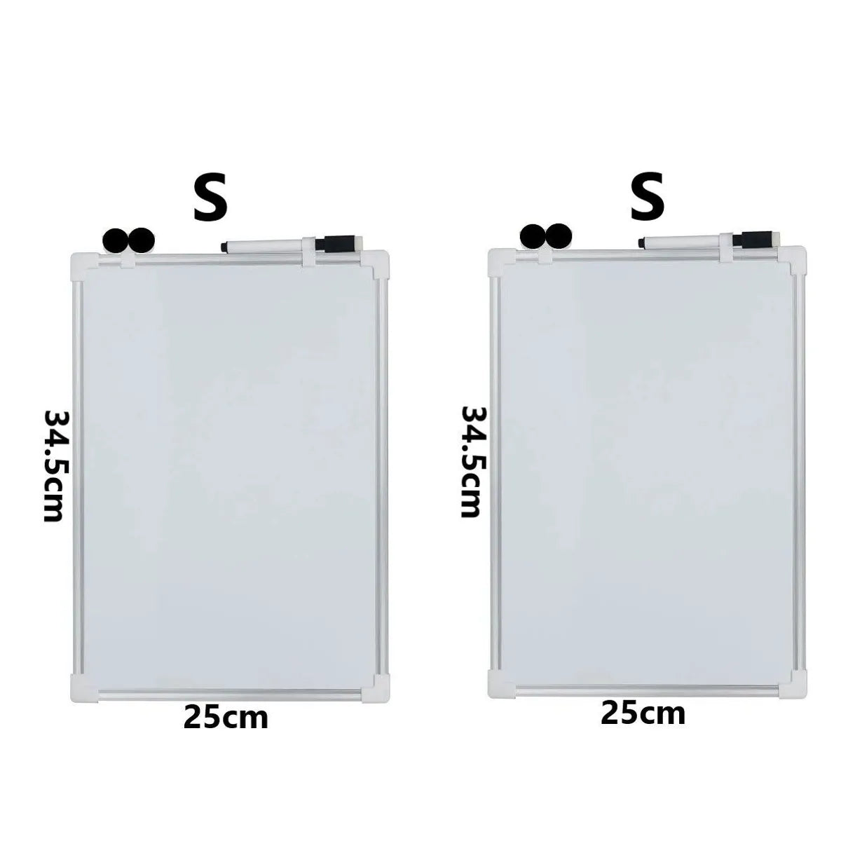 Kit 2 Pizarra blanca doble cara S - 34.5x25cm
