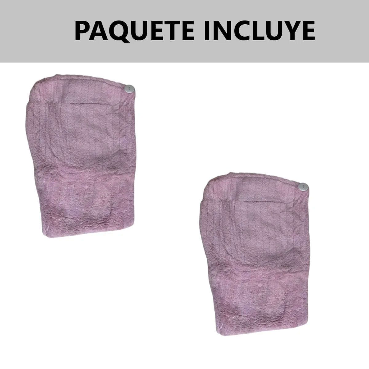 Pack x2 Toallas microfibra absorbente para cabello