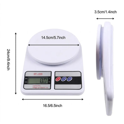 Pack x3 Balanzaa Electrónica Digital 10kg Sf-400 para Comida y Joyas