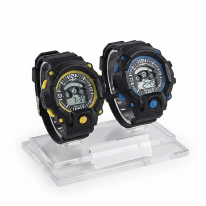 Pack x2 relojes pulsera con luz cronómetro y fecha - 3C
