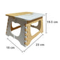 Mini silla banquito plegable - 19cm