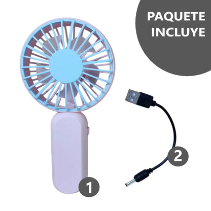Potente Mini Ventilador portátil 1 velocidad