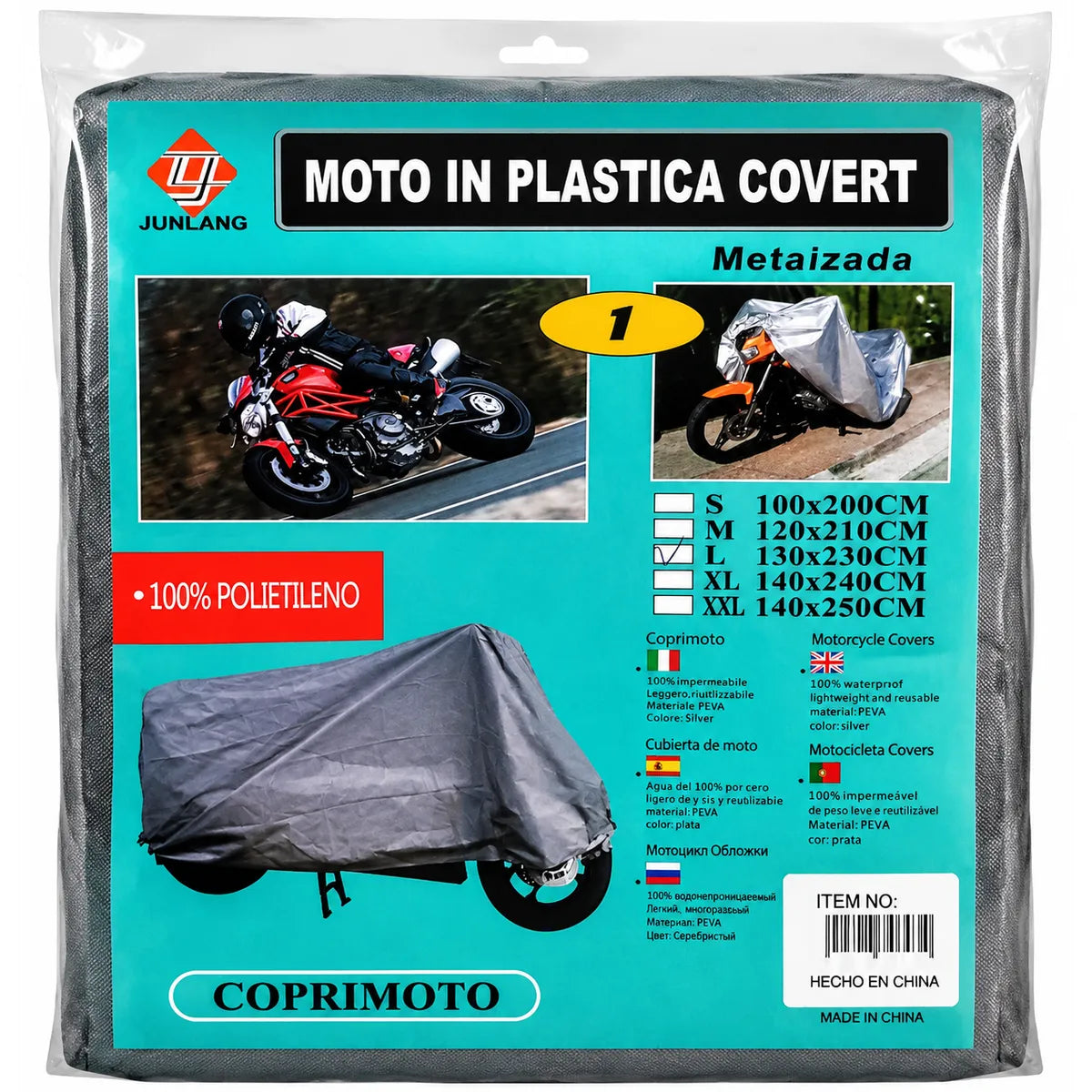 Funda de moto L cobertor Impermeable Para Motocicleta