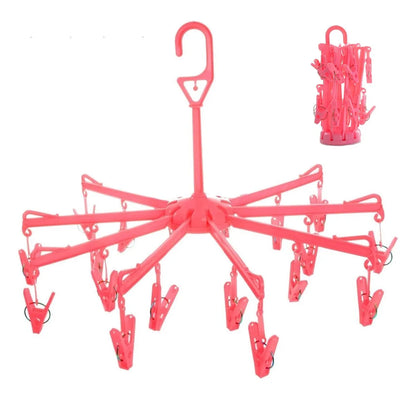 Colgador perchero de ropa con 16 ganchos