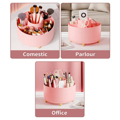 Organizador giratorio para brochas de maquillaje 5 ranuras