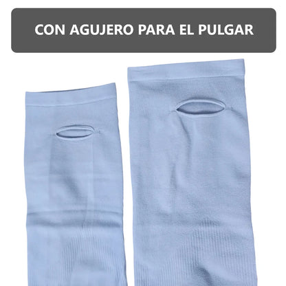Pack x2 mangas protectoras para brazo y mano con protección UPF