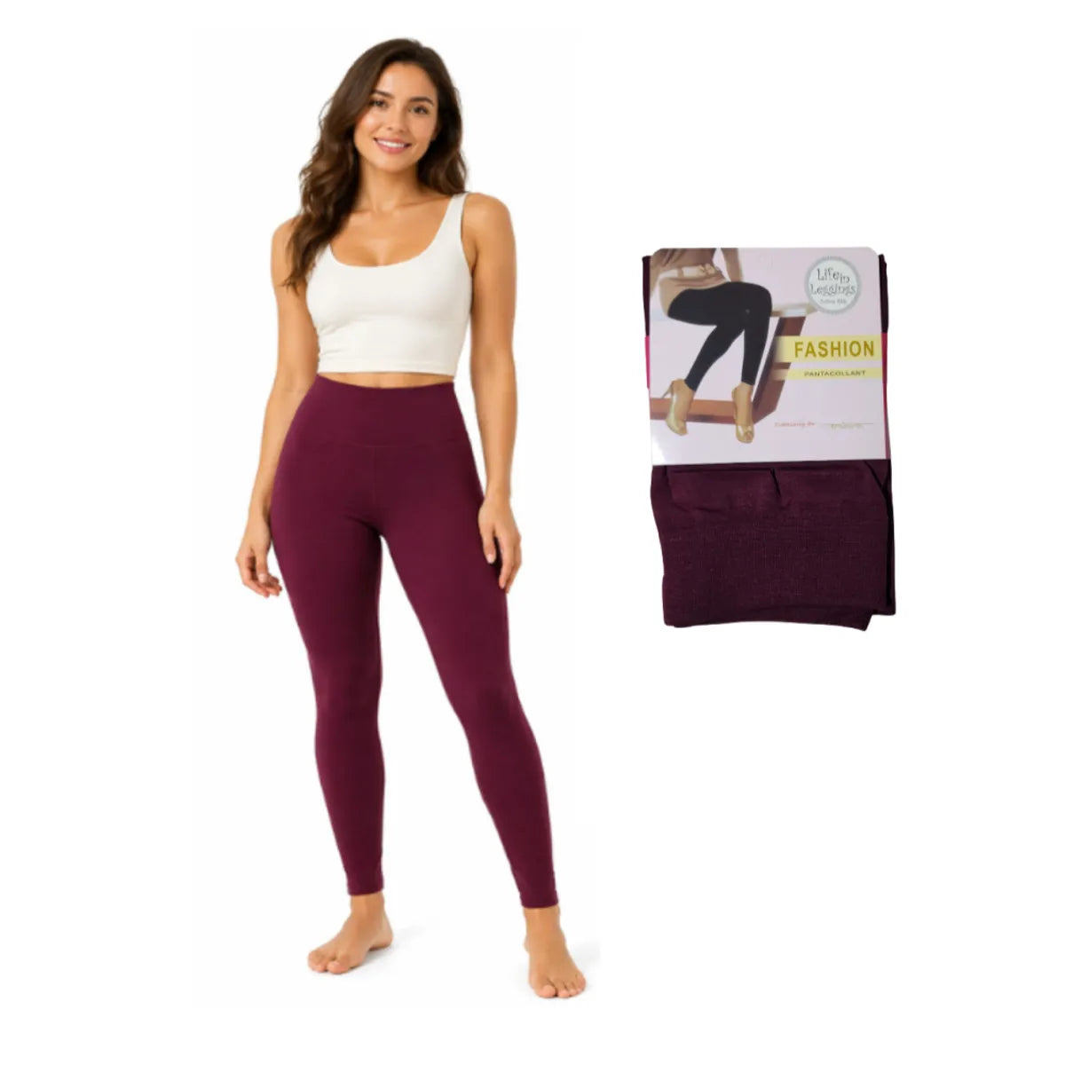 Legging Pantaloneta tipo calentador - Mujer XS/S