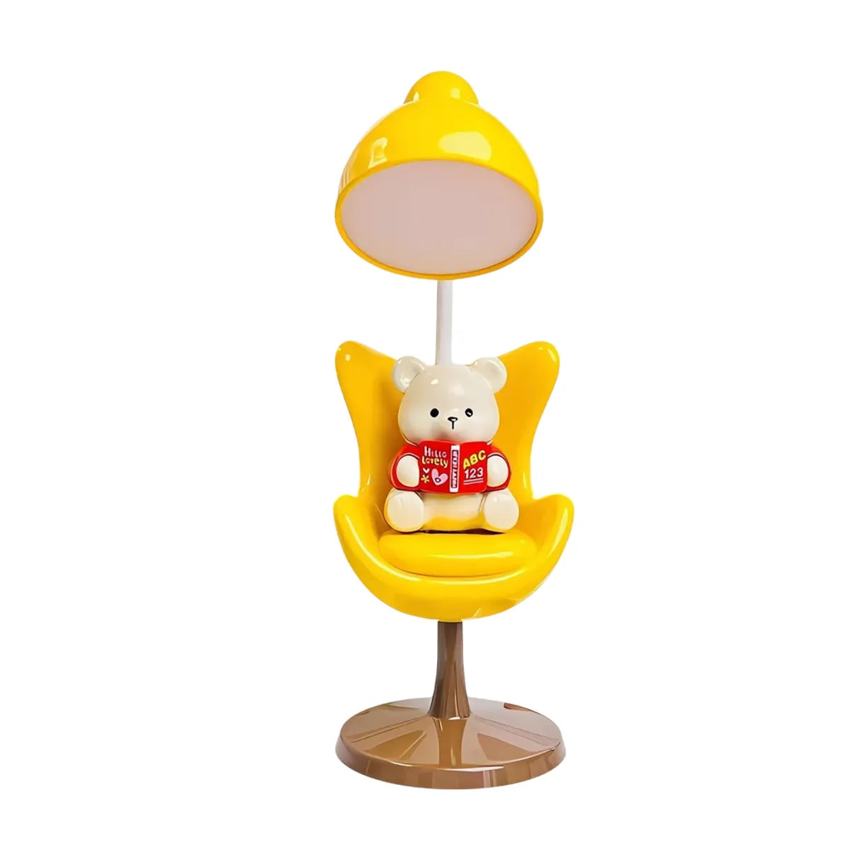 Lámpara de Oso leyendo en su silla Inalámbrico LED Nocturna